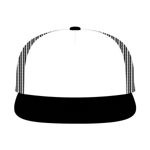 5 Panel Pinch Foam Mesh Trucker Hat Templates