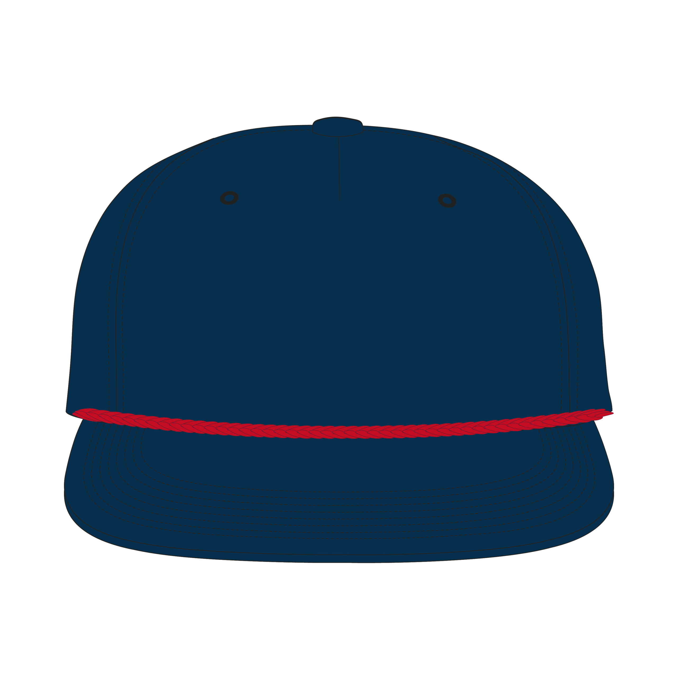 5 Panel Pinch Hat With Rpoe Snapback Templates