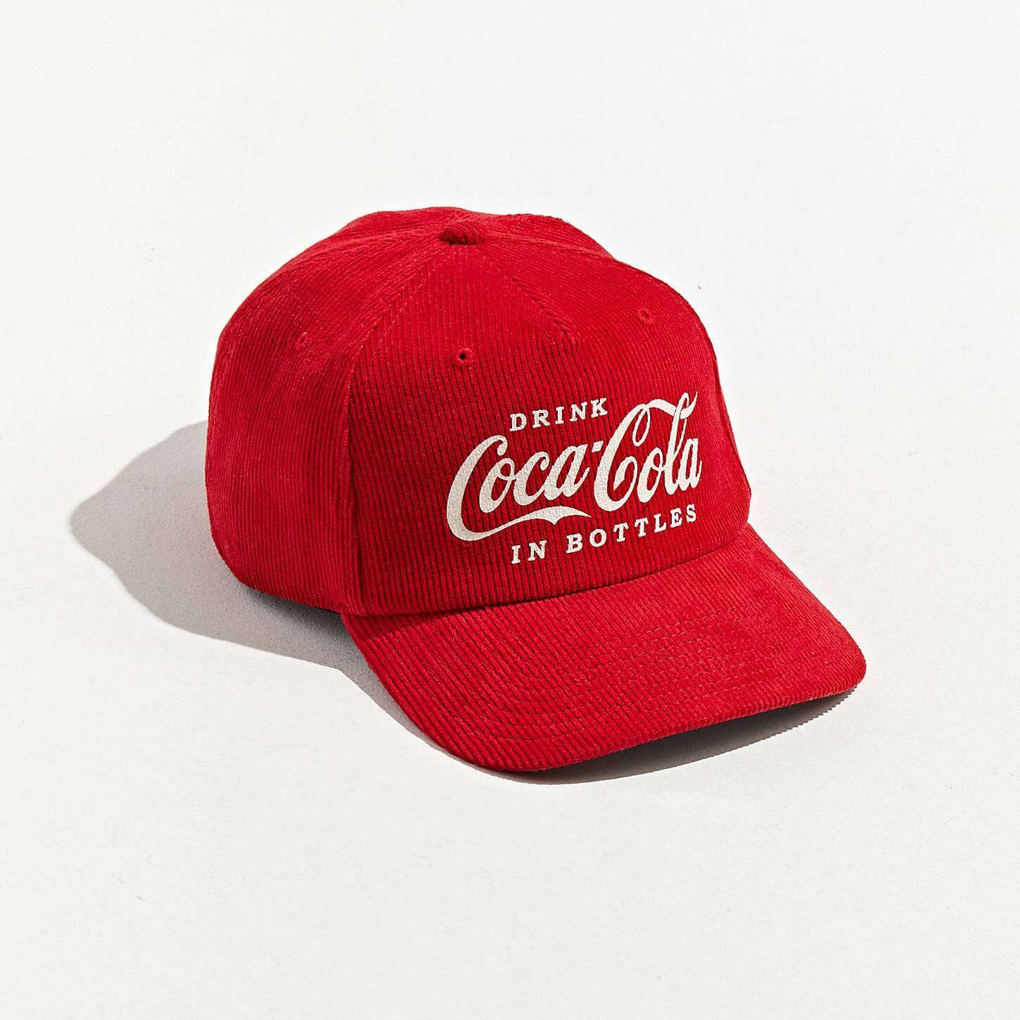 Red Corduroy Baseball Hat