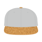 6 Panel Cork Snapback Cap Templates