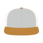 6 Panel Snapback Trucker Hat Templates