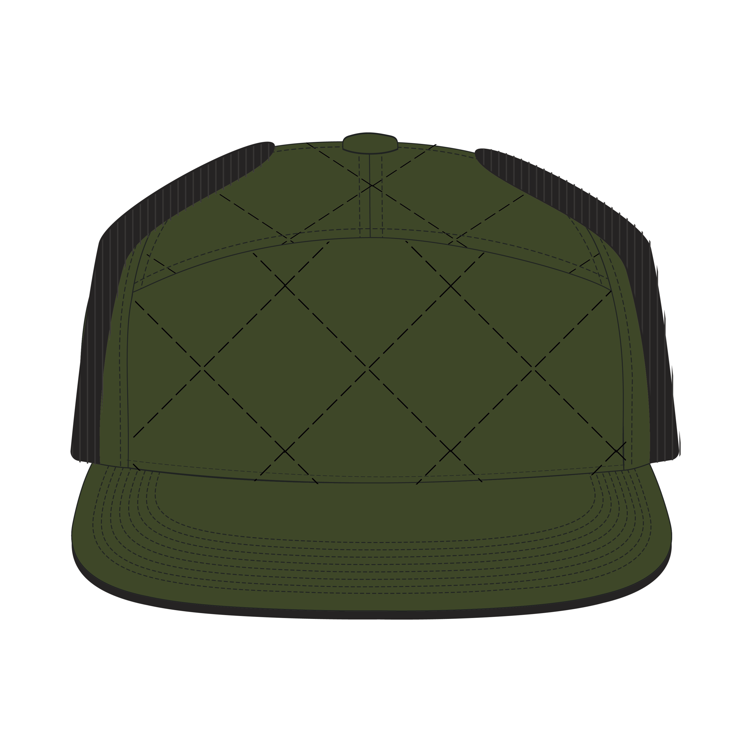 7 Panel Hat With Ear Flap Templates