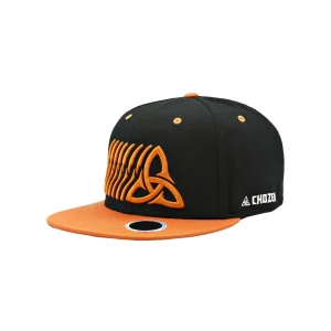 Custom 6 Panel Structured Flat Bill Snapback with 3D Puff Embroidery